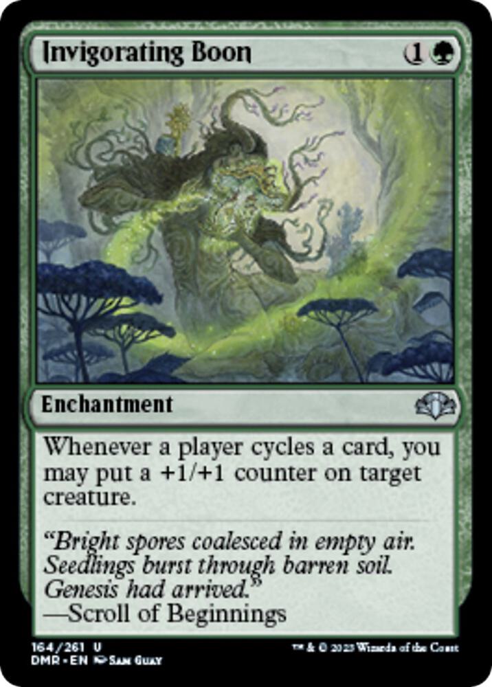 Invigorating Boon 164 card from Dominaria Remastered