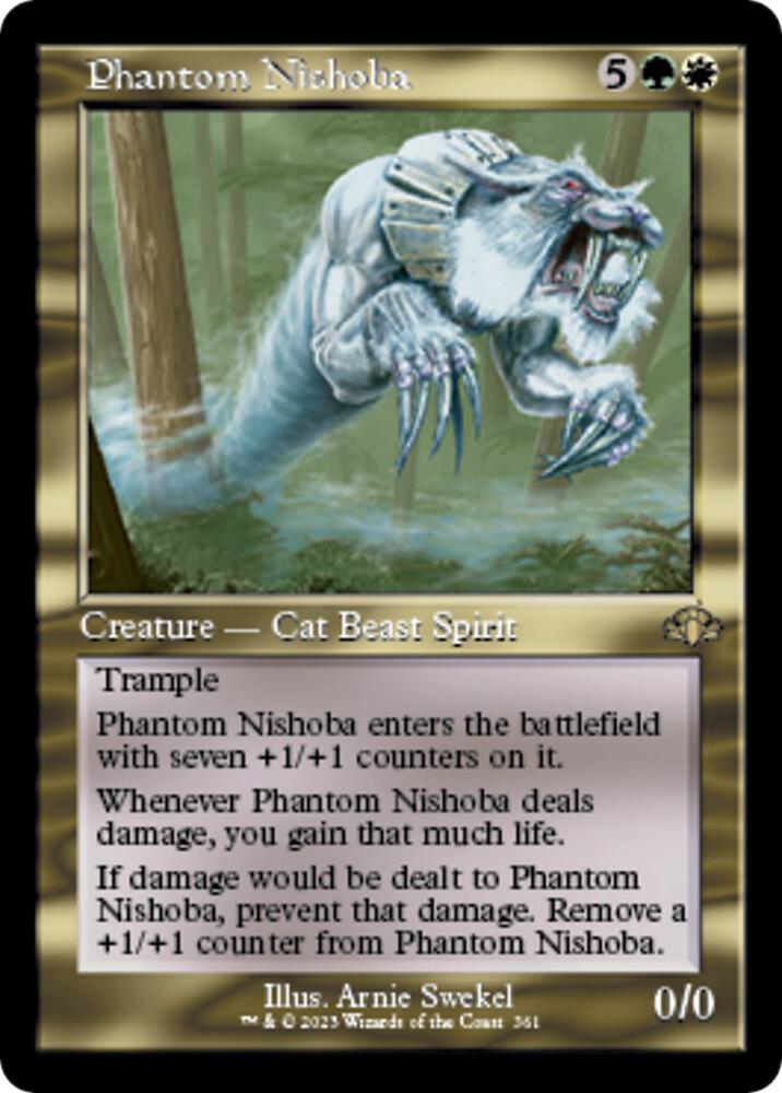 Phantom Nishoba (Retro Frame) 361 card from Dominaria Remastered
