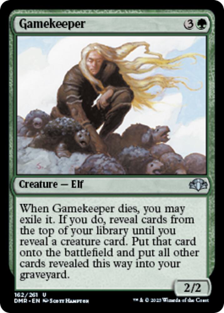 Gamekeeper 162 card from Dominaria Remastered