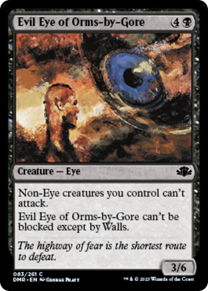 Evil Eye of Orms-by-Gore 83 card from Dominaria Remastered