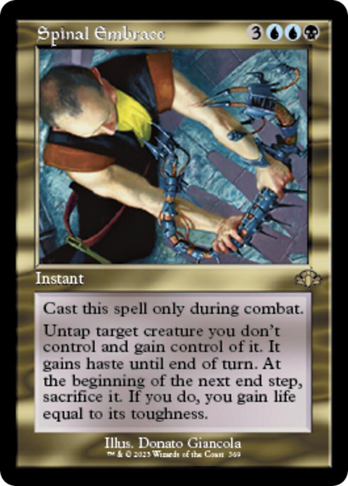 Spinal Embrace (Retro Frame) 369 card from Dominaria Remastered
