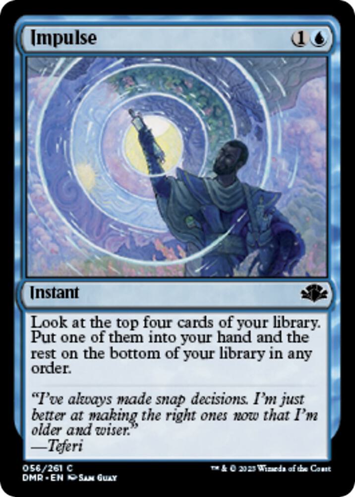 Impulse 56 card from Dominaria Remastered