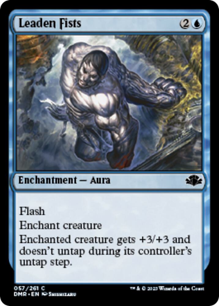 Leaden Fists 57 card from Dominaria Remastered