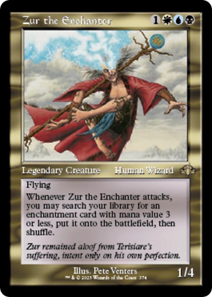 Zur the Enchanter (Retro Frame) 374 card from Dominaria Remastered