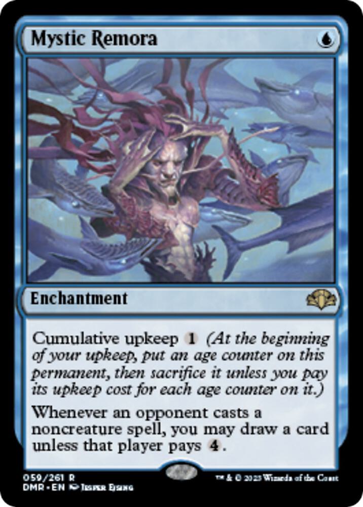 Mystic Remora 59 card from Dominaria Remastered