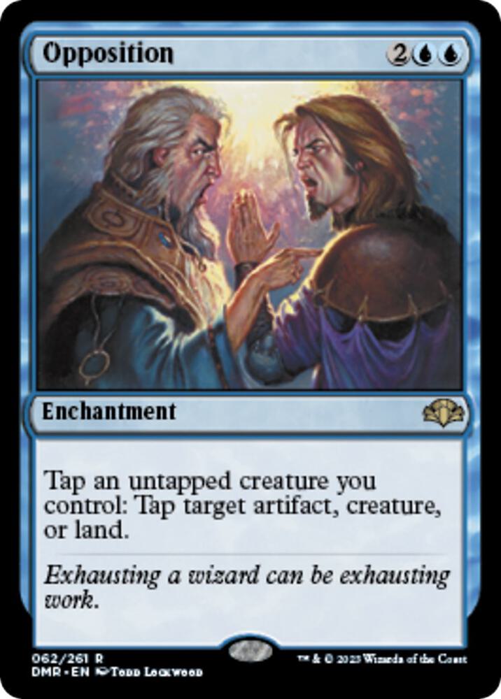 Opposition 62 card from Dominaria Remastered