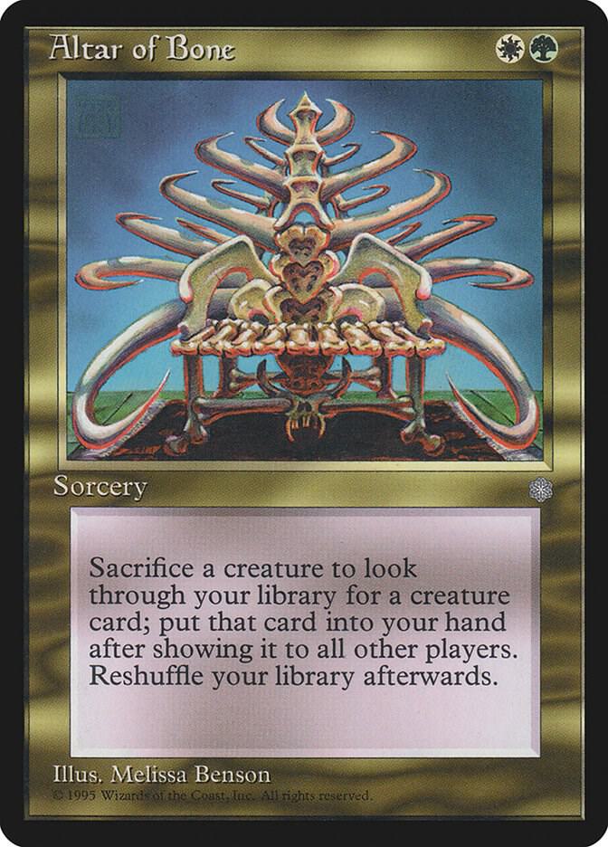 Altar of Bone 359 card from Ice Age
