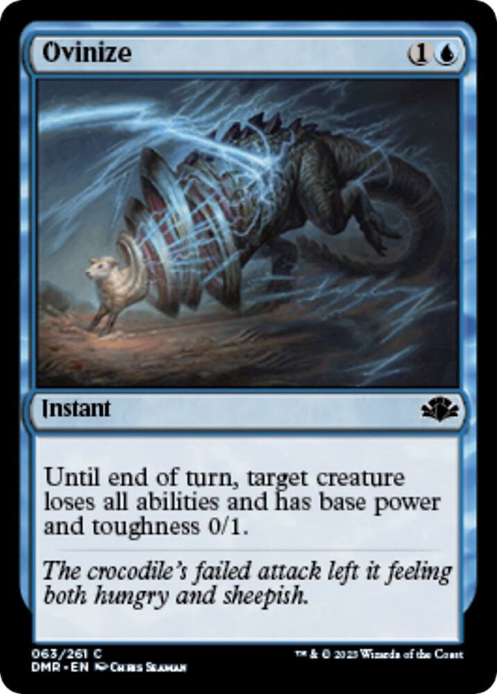 Ovinize 63 card from Dominaria Remastered