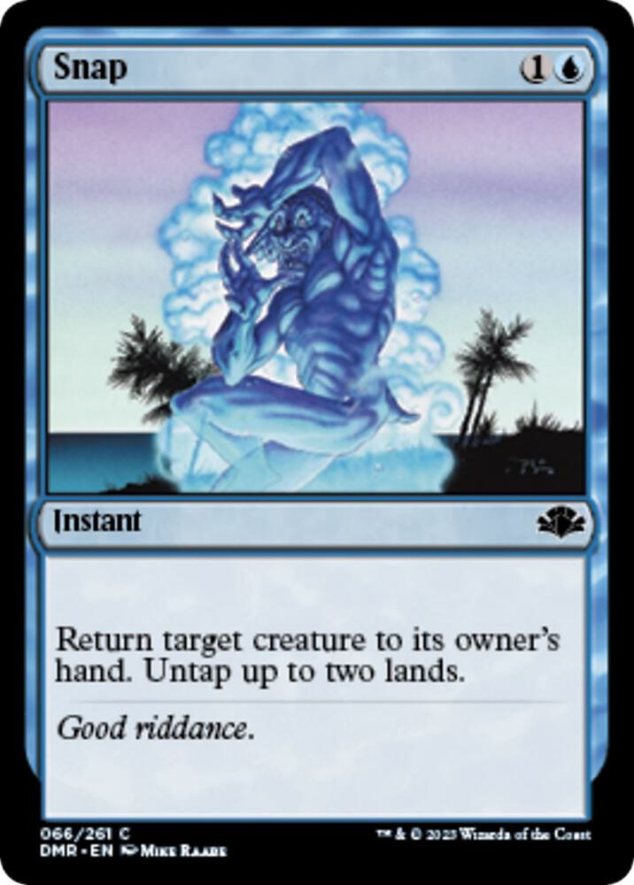 Snap 66 card from Dominaria Remastered