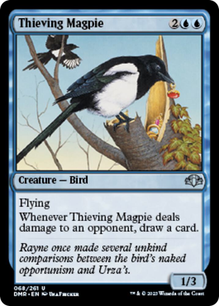 Thieving Magpie 68 card from Dominaria Remastered