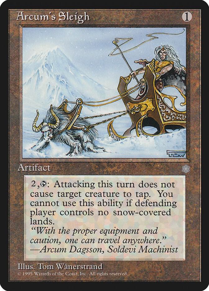 Arcum's Sleigh card from Ice Age