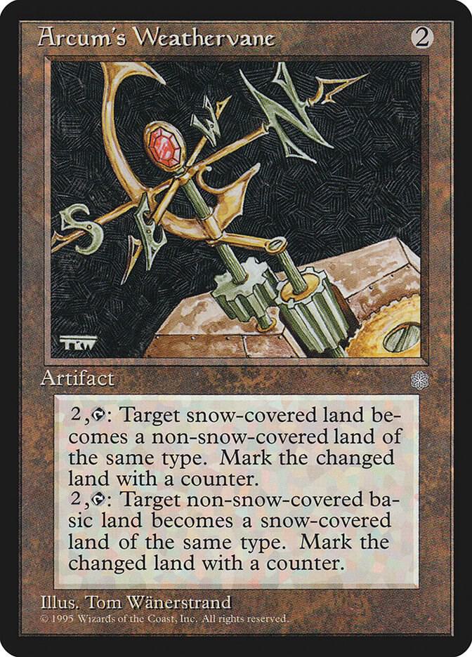 Arcum's Weathervane card from Ice Age