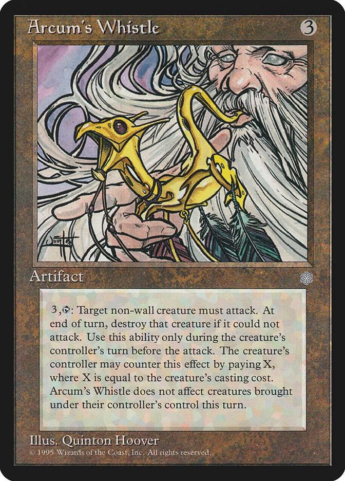 Arcum's Whistle card from Ice Age