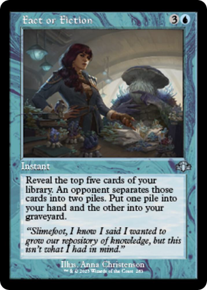 Fact or Fiction (Retro Frame) 283 card from Dominaria Remastered