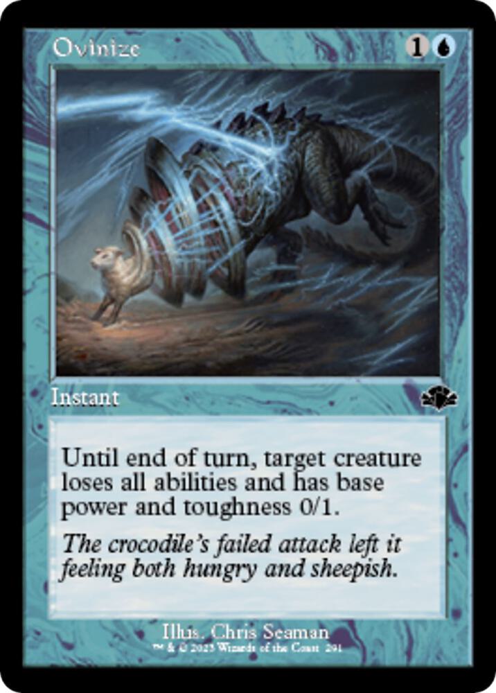 Ovinize (Retro Frame) 291 card from Dominaria Remastered