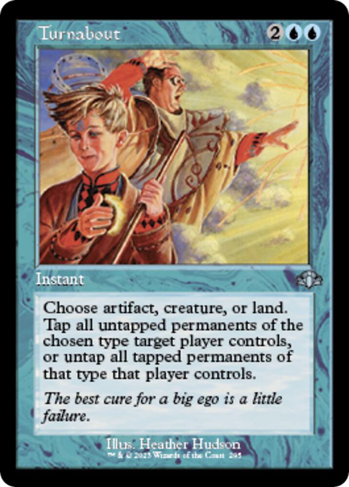 Turnabout (Retro Frame) 295 card from Dominaria Remastered