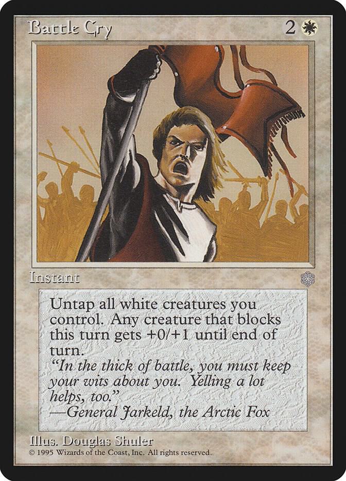 Battle Cry card from Ice Age
