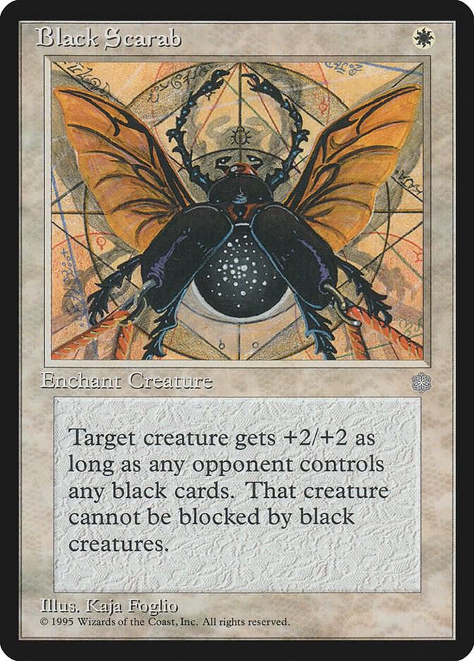 Black Scarab card from Ice Age