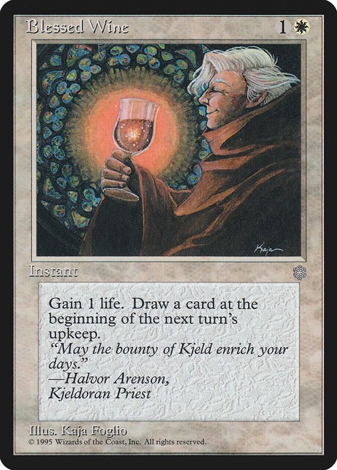 Blessed Wine card from Ice Age