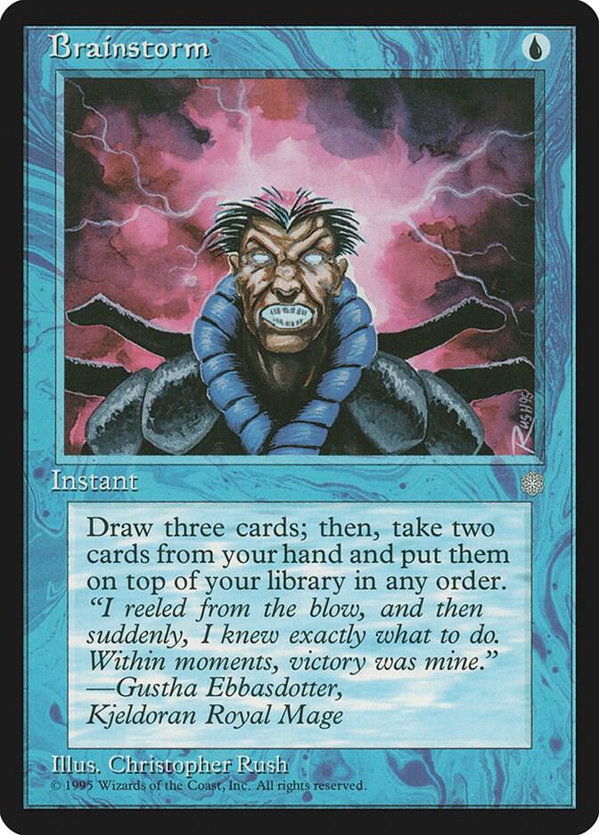 Brainstorm 61 card from Ice Age