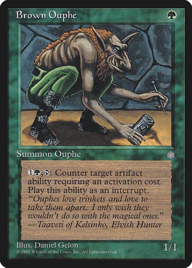 Brown Ouphe card from Ice Age