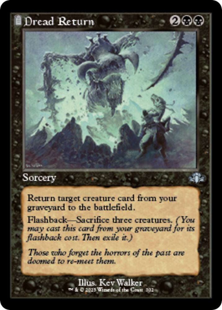 Dread Return (Retro Frame) 302 card from Dominaria Remastered