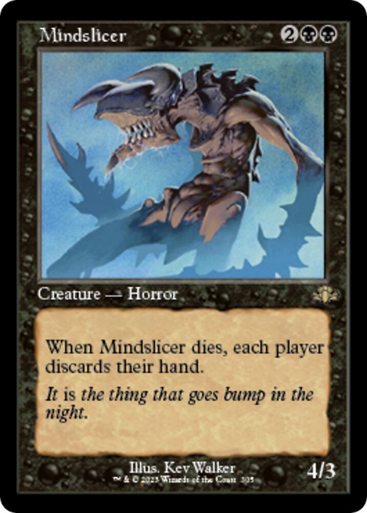 Mindslicer (Retro Frame) 305 card from Dominaria Remastered