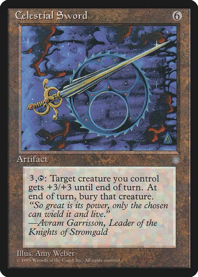 Celestial Sword card from Ice Age