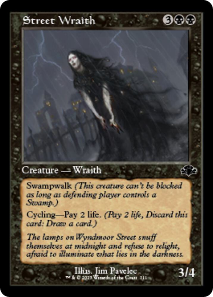 Street Wraith (Retro Frame) 311 card from Dominaria Remastered