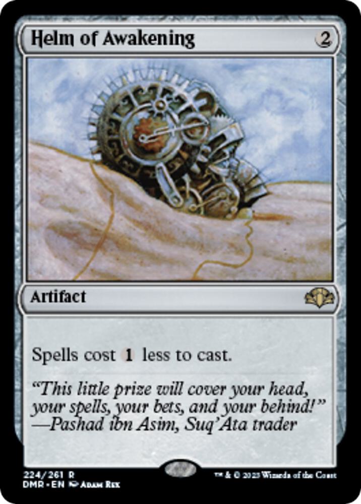 Helm of Awakening 224 card from Dominaria Remastered