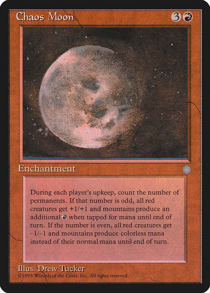 Chaos Moon card from Ice Age