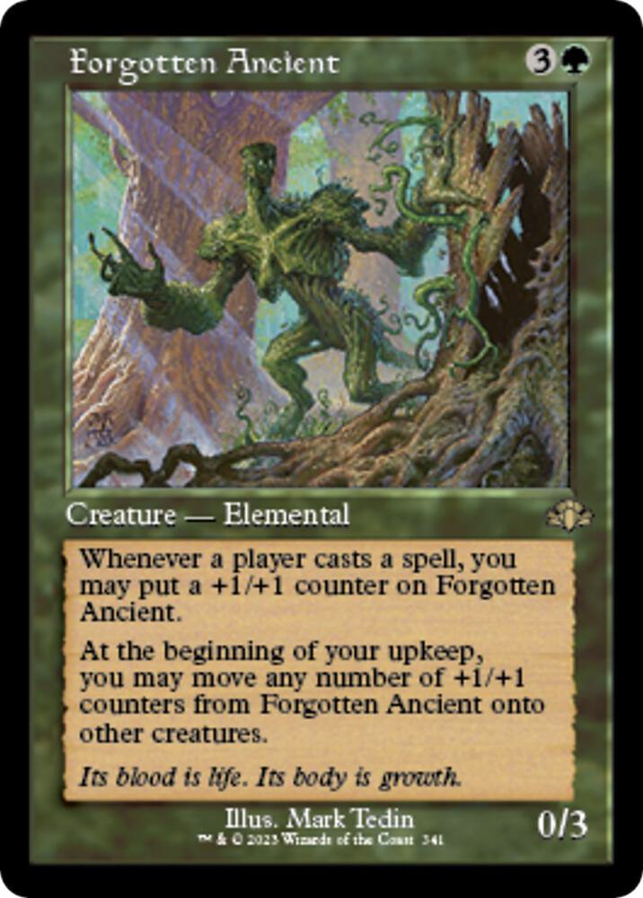 Forgotten Ancient (Retro Frame) 341 card from Dominaria Remastered
