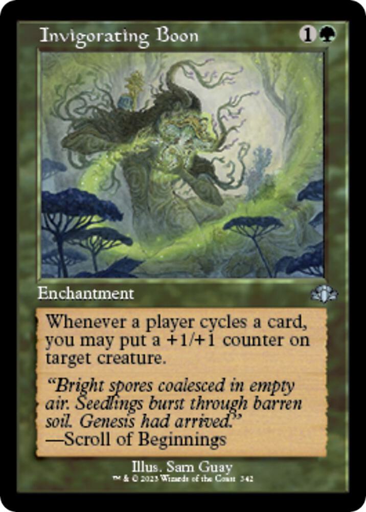 Invigorating Boon (Retro Frame) 342 card from Dominaria Remastered