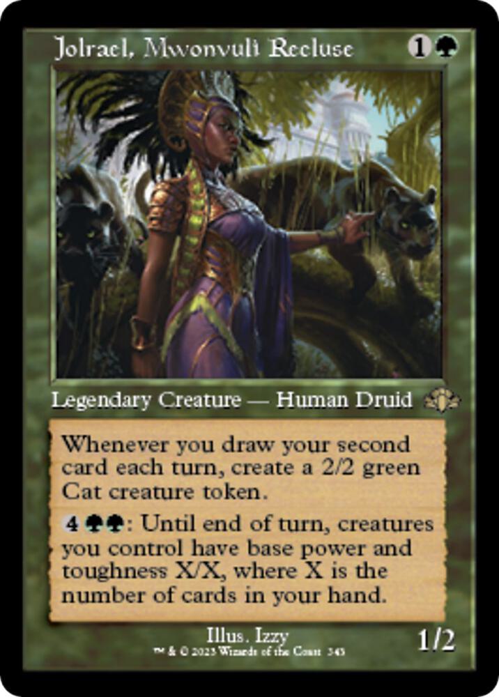 Jolrael, Mwonvuli Recluse (Retro Frame) 343 card from Dominaria Remastered