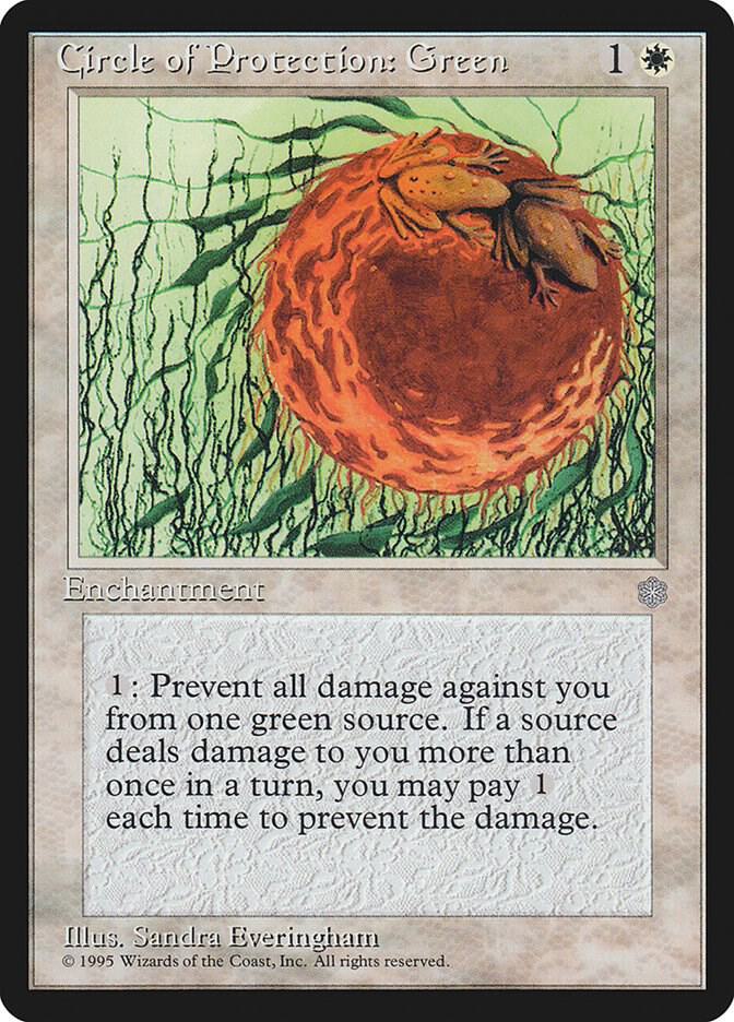 Circle of Protection: Green card from Ice Age