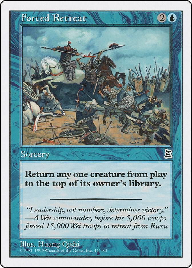 Forced Retreat 44 card from Portal Three Kingdoms