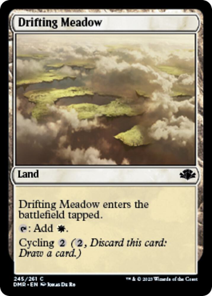 Drifting Meadow 245 card from Dominaria Remastered