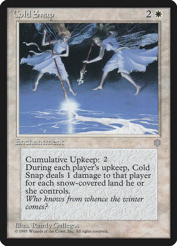 Cold Snap card from Ice Age
