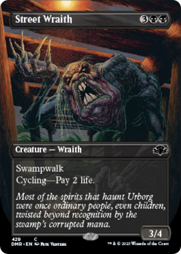 Street Wraith (Borderless) 429 card from Dominaria Remastered