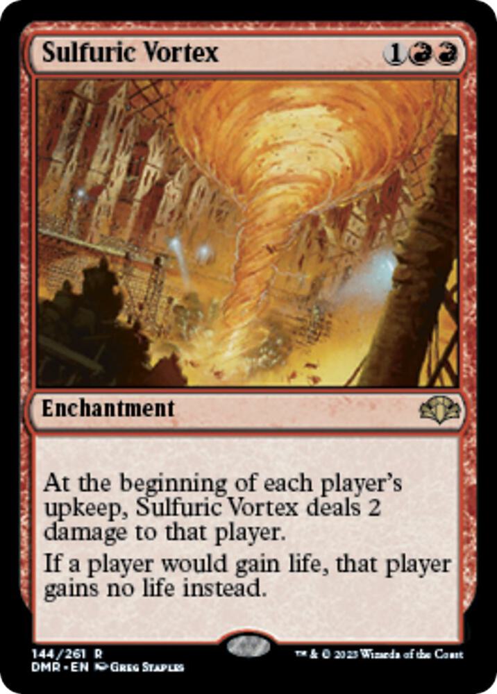 Sulfuric Vortex 144 card from Dominaria Remastered