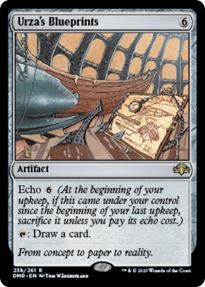 Urza's Blueprints 238 card from Dominaria Remastered
