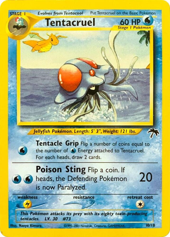 Tentacruel 10/18 card from Southern Islands