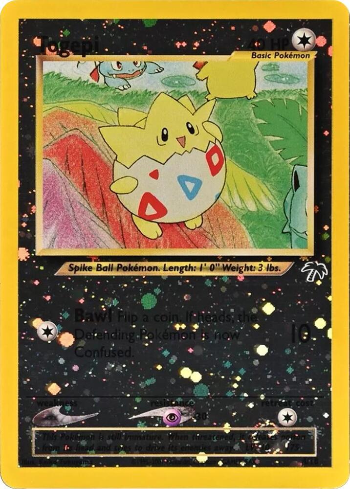 Togepi 04/18 card from Southern Islands