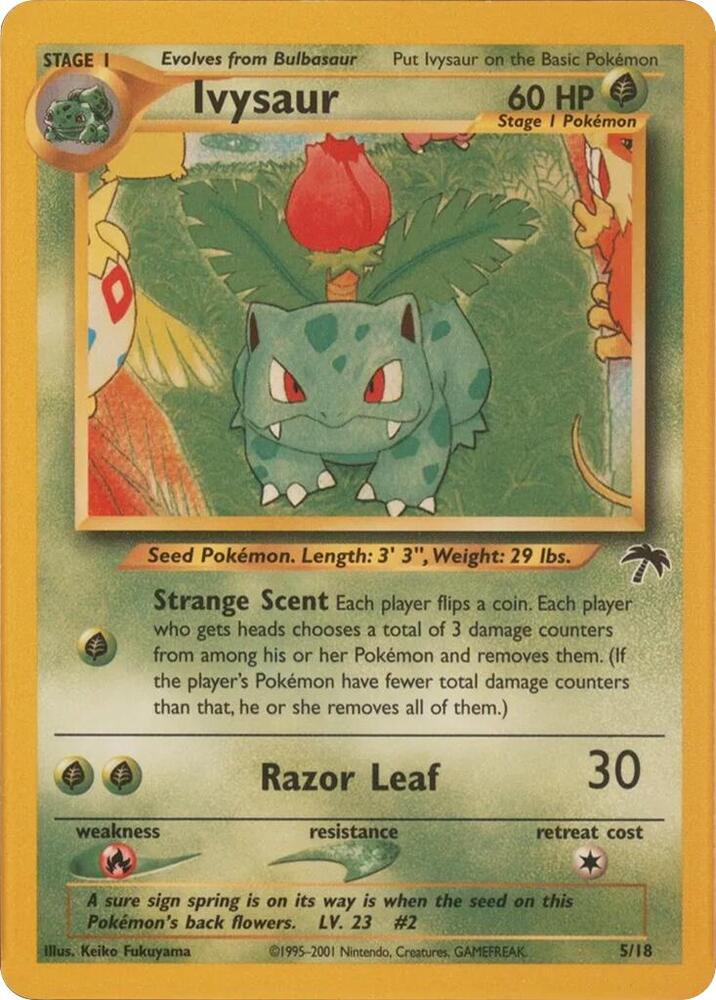 Ivysaur 05/18 card from Southern Islands