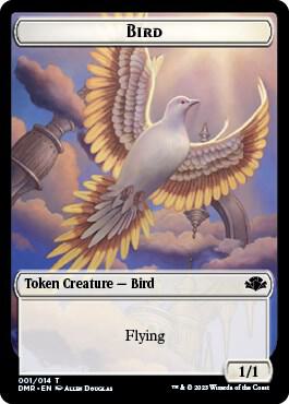 Bird Token 1 card from Dominaria Remastered