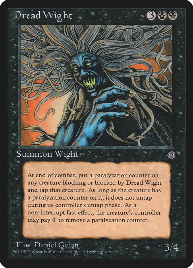 Dread Wight card from Ice Age