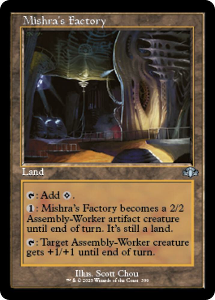 Mishra's Factory (Retro Frame) 399 card from Dominaria Remastered