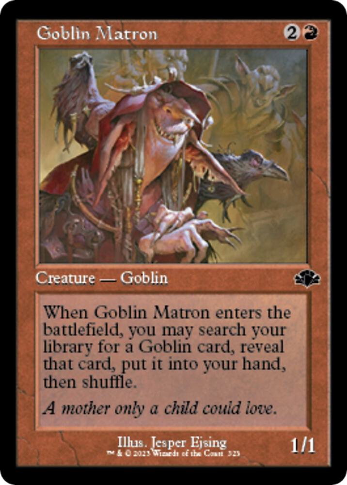 Goblin Matron (Retro Frame) 323 card from Dominaria Remastered