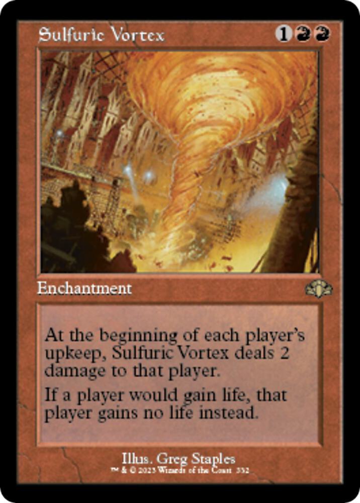Sulfuric Vortex (Retro Frame) 332 card from Dominaria Remastered