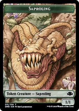Saproling Token 11 card from Dominaria Remastered